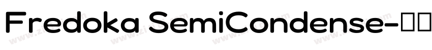 Fredoka SemiCondense字体转换